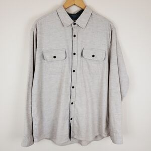 Carbon2Cobalt Long Sleeve Cotton/Yak Blend Button Up Shirt